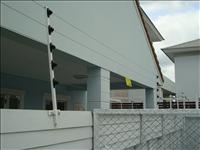 รั้วไฟฟ้ากันขโมย ที่โคราช